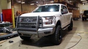 Ford F-150 Bumper - Front - Road Armor - Vaquero Full Guard - Tex Blk - `15-`17 Ford F-150 Bumper - Front - Road Armor - Vaquero Full Guard - Tex Blk - `15-`17